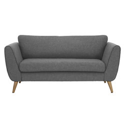 Tetrad Harris Tweed Hendricks Small Sofa Onyx Plain